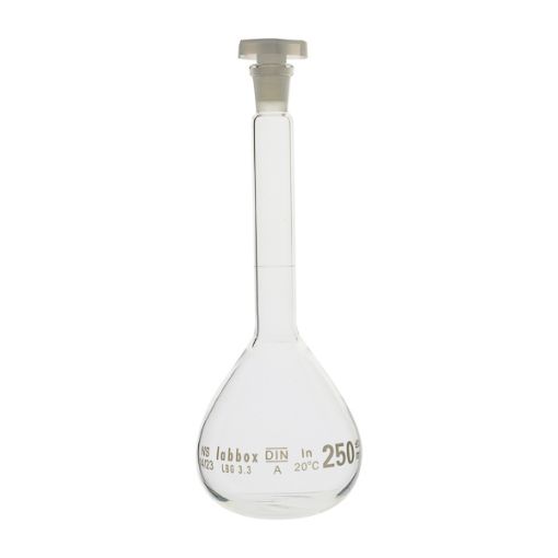 Bilde av Volumetric flask grade A with plastic stopper, 2000 ml, mouth size 29/32, LBG 3.3