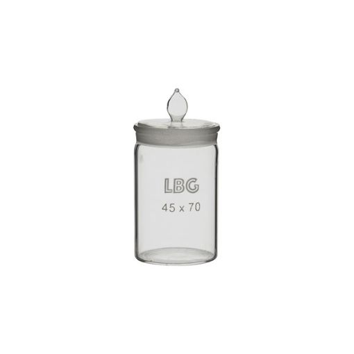 Bilde av Weighing bottle with lid, tall form Ø 25 x 25 mm, LBG 3.3, 6 pcs