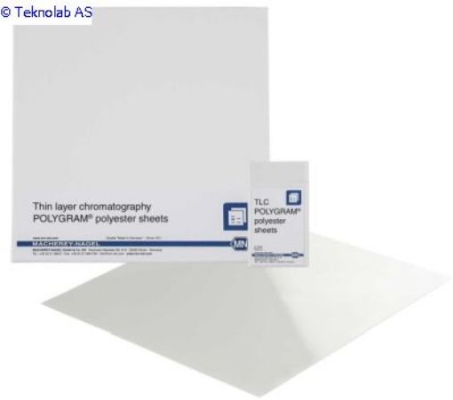 Bilde av TLC polyester sheets, acetylated cellulose, POLYGRAM CEL 300 AC-10 %, 20x20 cm