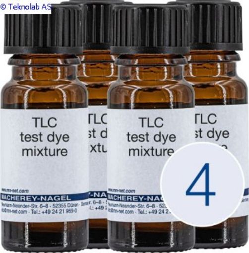 Bilde av Collection of the 4 individual components of test dye mixture 1 pack of 4 x 8 mL  EQ   Excepted Quan