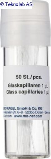Bilde av Glass capillaries, 1 µl pack of 3 x 50