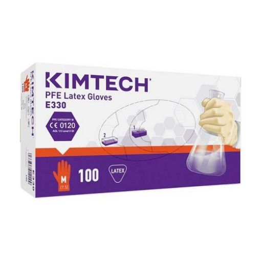 Bilde av KIMTECH SCIENCE PFE powder-free, latex roughed, size M, (utgått - til lageret rekker)