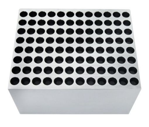 Bilde av Single block for 23 mm vials, pore size 23.8 mm, depth 45 mm - Art.nr: 0004470000