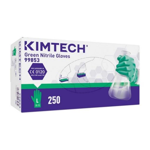 Bilde av KIMTECH GREEN NITRILE gloves, XL - Art.nr: 99854