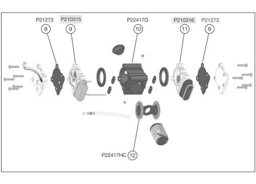 Bilde av GASKET SET FOR AIRCHEK 2000, AIRCHEK 3000 & XR5000 PUMPS