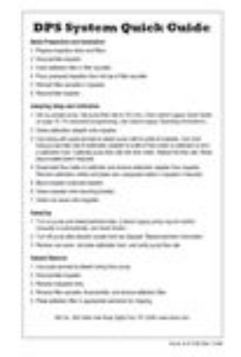 Bilde av DPS QUICK GUIDE 