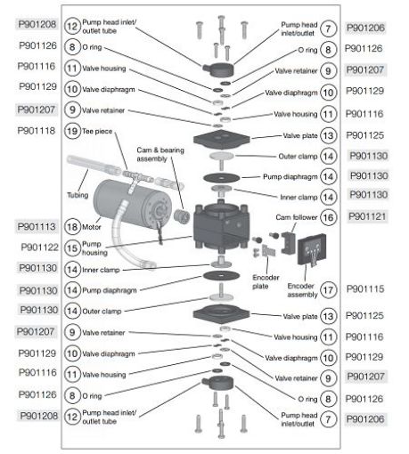 Bilde av VALVE PLATE FOR FLITE AND MCS PUMPHEAD ASSEMBLY
