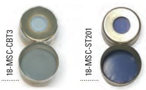 Bilde av Utgått - 18MM MAGNETIC SCREW CLOSURE W/PTFE/BLUE SILICONE, 125/PK