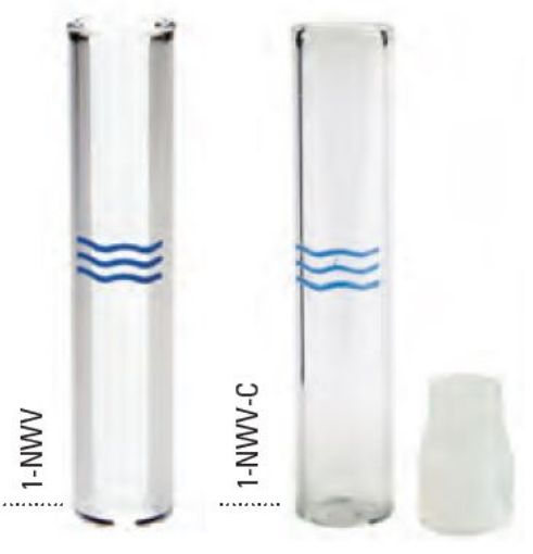 Bilde av Utgått - 1ML FLAT BOTTOM VIAL NECKLESS - CLEAR - FOR WATERS