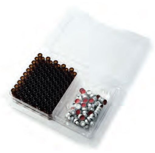 Bilde av Utgått - 2mL Crimp Top Vial Amber + 11mm Crimp Cap Silicone/PTFE Liner.