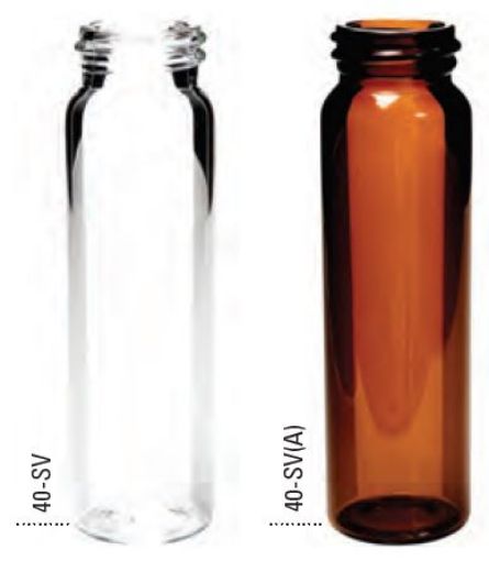 Bilde av Utgått - AMBER VIALS ONLY,40ML,24-400,28X95,100/PK