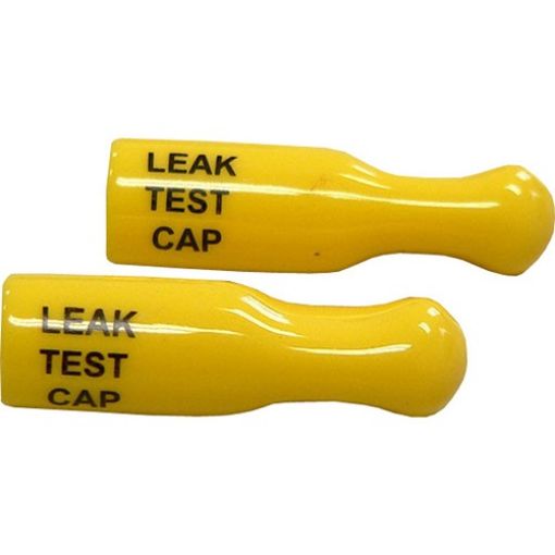 Bilde av Leak Test Cap: Plastic, yellow; for suction and pressure fittings during self leak test (package of 