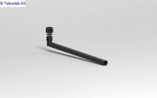 Bilde av Connector pipe, angled, length 500mm