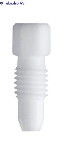 Bilde av PTFE fitting, 1,6 mm OD, white