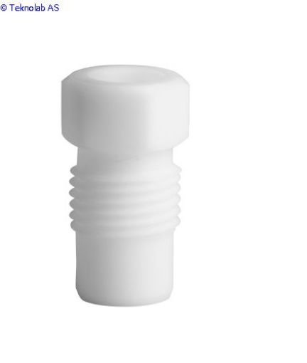 Bilde av PTFE fitting, 6,35 mm OD, white