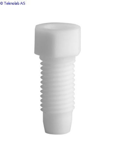 Bilde av PTFE fitting, 4,76 mm OD, white