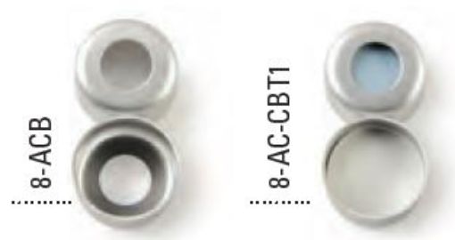 Bilde av Utgått - 8mm Aluminium Crimp Cap - Blank