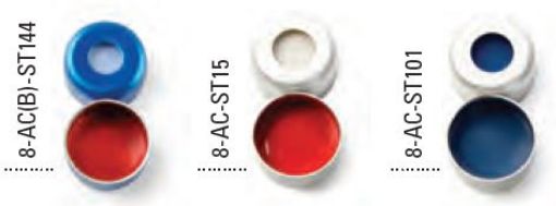 Bilde av Utgått - 8MM ALUMINIUM CRIMP CAP SILICONE/ PTFE LINER