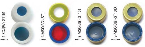 Bilde av Utgått - magnetic 9mm Screw Cap (Blue) soft Silicone/PTFE