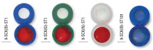 Bilde av Utgått - 9MM SCREW CAP (CLEAR) SILICONE/PTFE