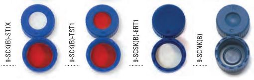 Bilde av Utgått - 9mm Screw Cap (Blue) Integral PP Membrane