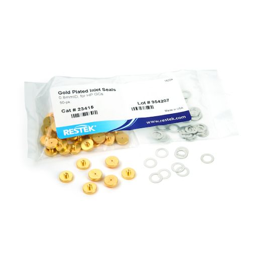 Bilde av Gold Plated Inlet Seals 0.8mmID  for Agilent GCs  50-pk