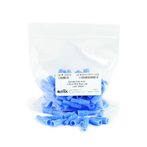 Bilde av Syringe Filter  4mm 0.45um PES Blue Luer Lock 100-pk