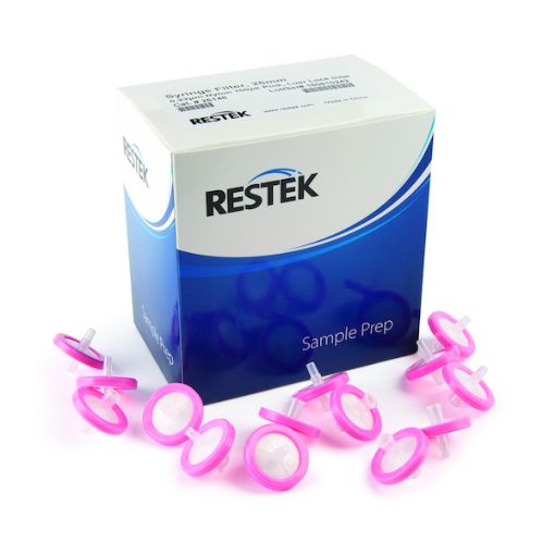 Bilde av Syringe Filter  25mm 0.22um Nylon 100pk Pink Luer Lock Inlet