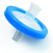 Bilde av Syringe Filter  25mm 0.45um PVDF 100pk Blue Luer Lock Inlet