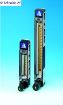 Bilde av PTFE ROTAMETER -TUBE 65mm PTFE MFV INLET PTFE 1/8" FNPT NO MANIFOLD, DR SCALE 65MM AIR 1000 STD ML/M