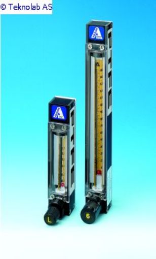 Bilde av PTFE ROTAMETER -TUBE 65mm PTFE MFV INLET PTFE 1/8" FNPT NO MANIFOLD, DR SCALE 65MM AIR 1000 STD ML/M