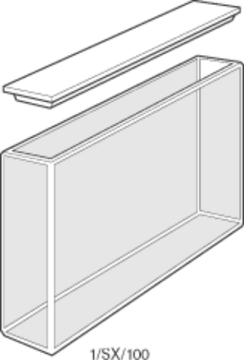 Bilde av Macro Cell Type 1 Rectangular Open top, with non-sealing PTFE cover