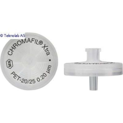 Bilde av CHROMAFIL Xtra disposable syringe filters PET-20/25 membrane material: polyester pore dia.: 0,2 µm, 