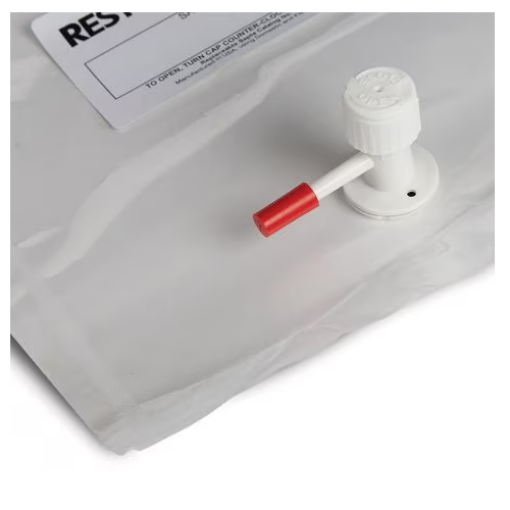 Bilde av Gas Sampling Bag ALTEF  25L  18"x24" w/polypropylene combo valve & septum  1 eyelet  5-pk