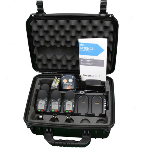 Bilde av NoiseCHEK IS Noise Dosimeter 3-Pack Kit (Li-ion) with Class 2 Calibrator