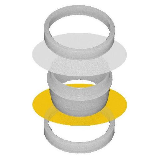 Bilde av Double Open-Ended Sample Cups OD/ID: 39.4/31.0mm