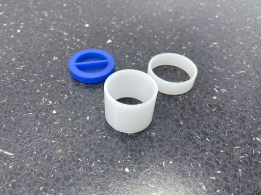Bilde av blue lid for 32mm cups SC-I-0001, SC-I-0002 and SC-I-0003, set=100pcs