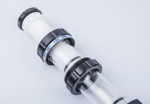 Bilde av ECO glass column, AB-version, type 1 short / 1 long piston (Vario), 50 mm ID, 80-200 mm bed length, 