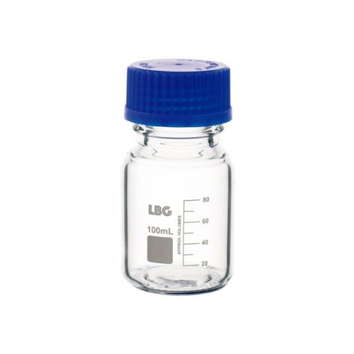 Bilde av Laboratory bottle with ISO thread, graduated, borosilicate 3.3, 1000 ml , 10 pcs