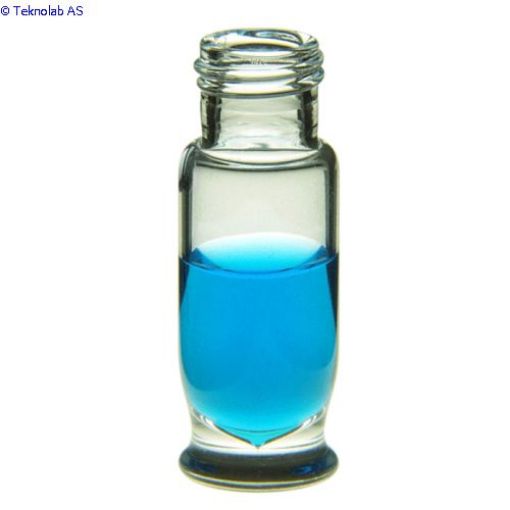 Bilde av Vials, Screw Top, Glass. Clear, 1.8ml, Max Recovery , 9-425mm threads, 12x32mm outer dimensions. For