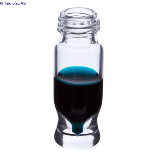 Bilde av Vials, Screw Top, Glass. Clear, 1.2ml, MRQ , 9-425mm threads, 12x32mm outer dimensions. For use as a