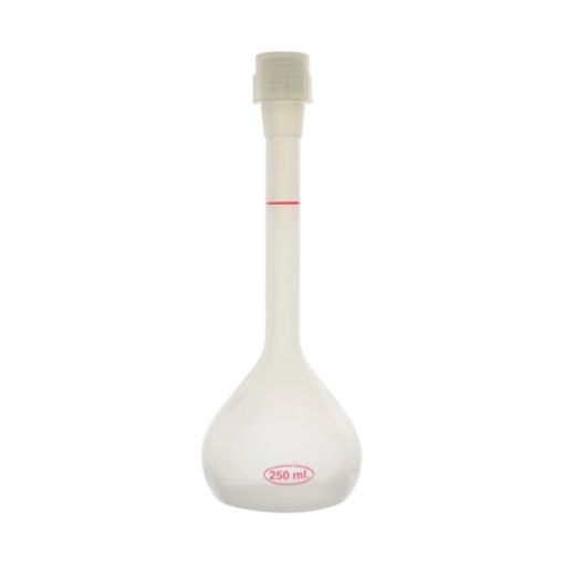 Bilde av Volumetric flask with screw cap stopper, 50 ml, polypropylene, 6 pcs