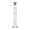 Bilde av Measuring cylinder hexagonal base, with plastic stopper, class B, 50ml, 19/26, LBG 3.3