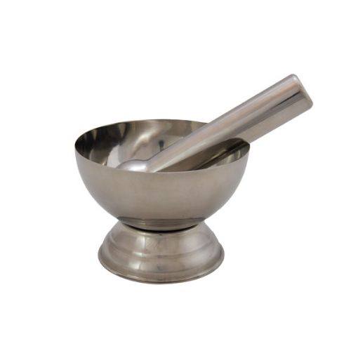 Bilde av Stainless steel mortar with pestle, top Ø 70 mm